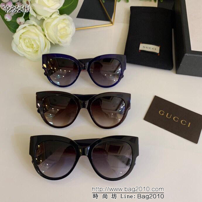 GUCCI古馳 GG 0276FS 手工製作 經典三色條紋+＂G”字LOGO 時尚潮流 男女款 太陽鏡  lly1386